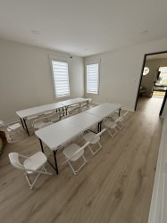 4ft White Kids Banquet Tables