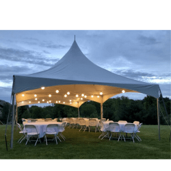 20x20 High Peak Tent Package