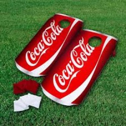 Kids Cornhole - Coca Cola
