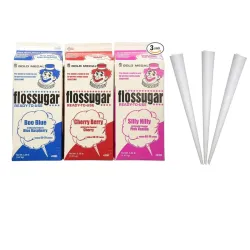 Extra Floss Sugar & Cones - 50ct