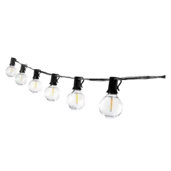 Pop-Up Tent String Lights - Black