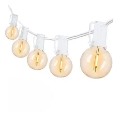 Pop-Up Tent String Lights - White