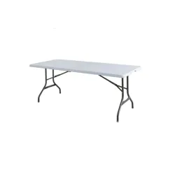 6ft White Banquet Tables